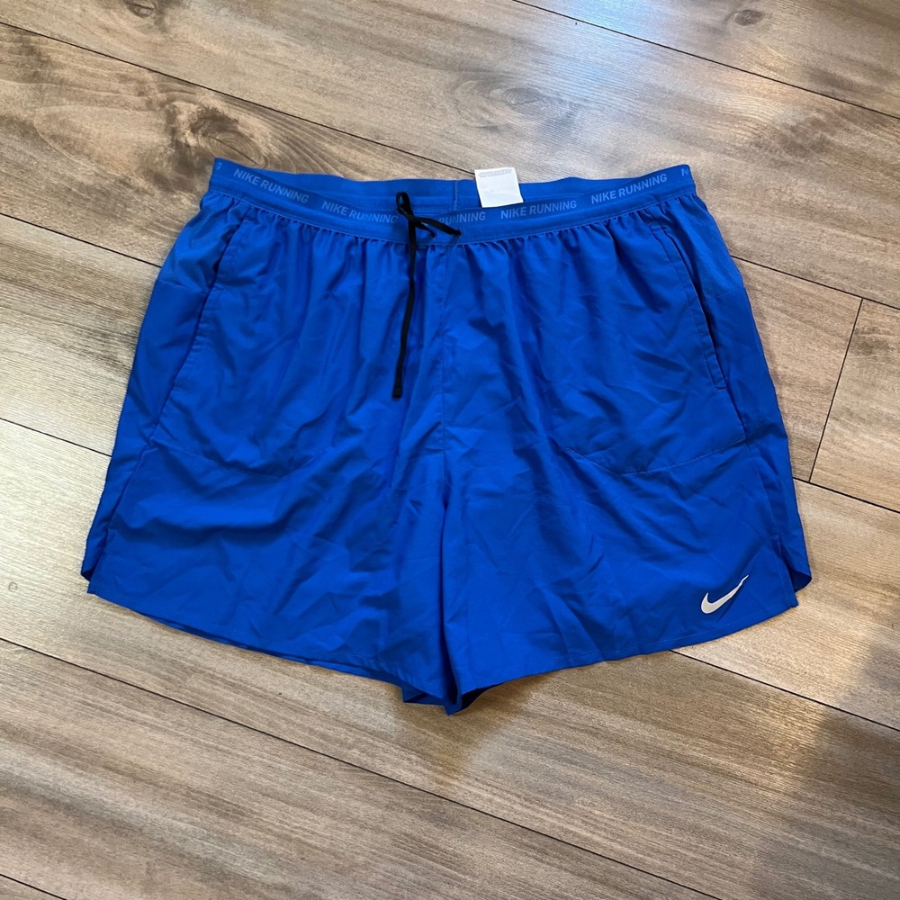 Nike Running Dri-FIT Shorts Mens 3XL Tall Blue 5 Inch Inseam Pockets 3XLT G-2